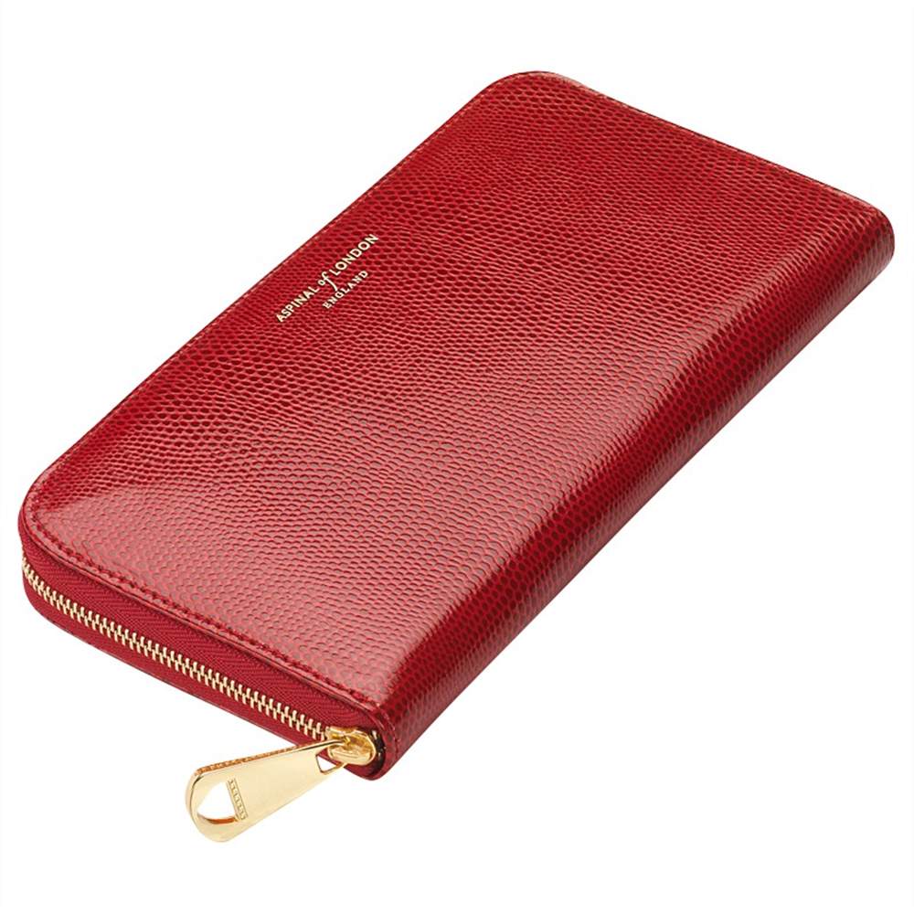 Aspinal of London Leather Continental Clutch PurseBerry Red Aspinal of London Purses Aspinal of London Leather Continental Clutch PurseBerry Red Aspinal of London Purses