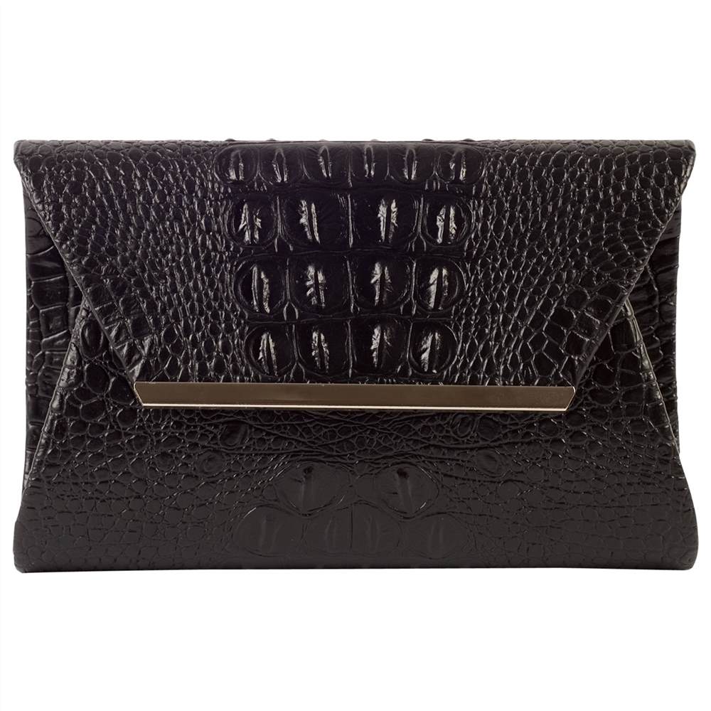 Chesca Moc Croc Bag Black Chesca Handbags Chesca Moc Croc Bag Black Chesca Handbags