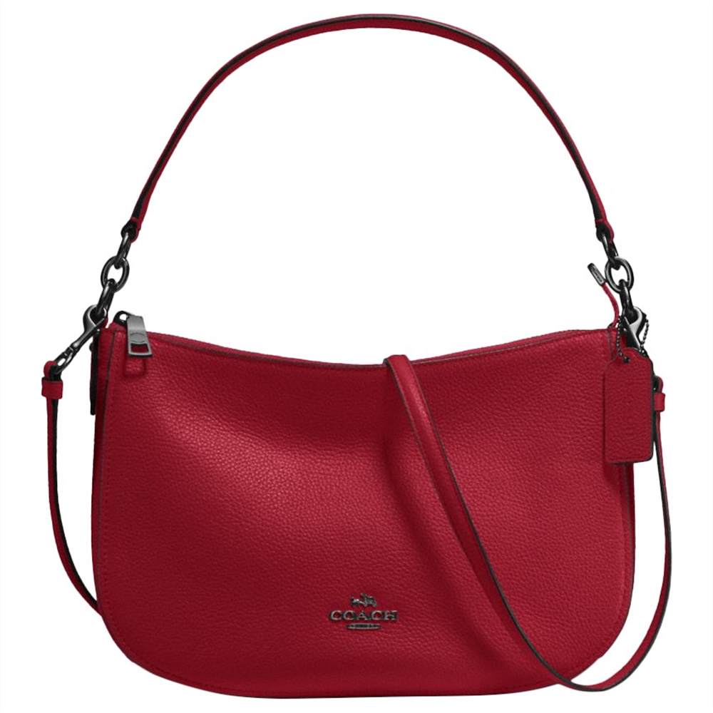 Coach Chelsea Pebble Leather Cross Body BagCherry Coach Handbags
