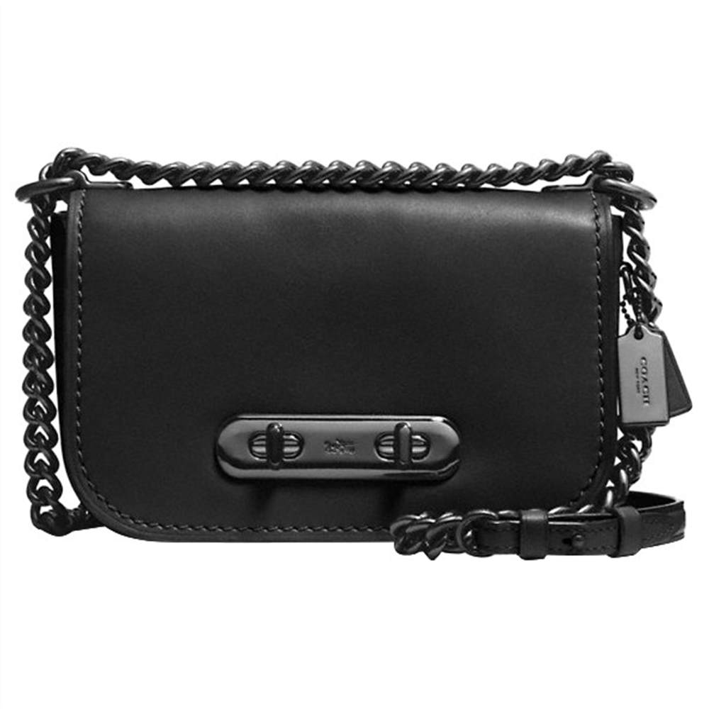 Coach Swagger 20 Glovetanned Leather Shoulder BagBlack/Oxblood Coach Handbags Coach Swagger 20 Glovetanned Leather Shoulder BagBlack/Oxblood Coach Handbags