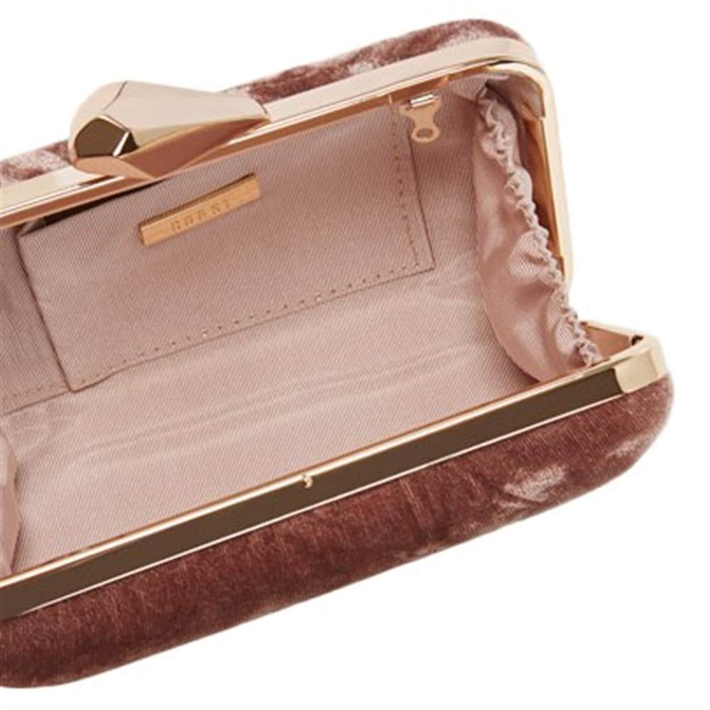 ted baker large bag sale : john lewis appleCoast Wray Velvet Box Clutch Bag Mink Coast Handbags