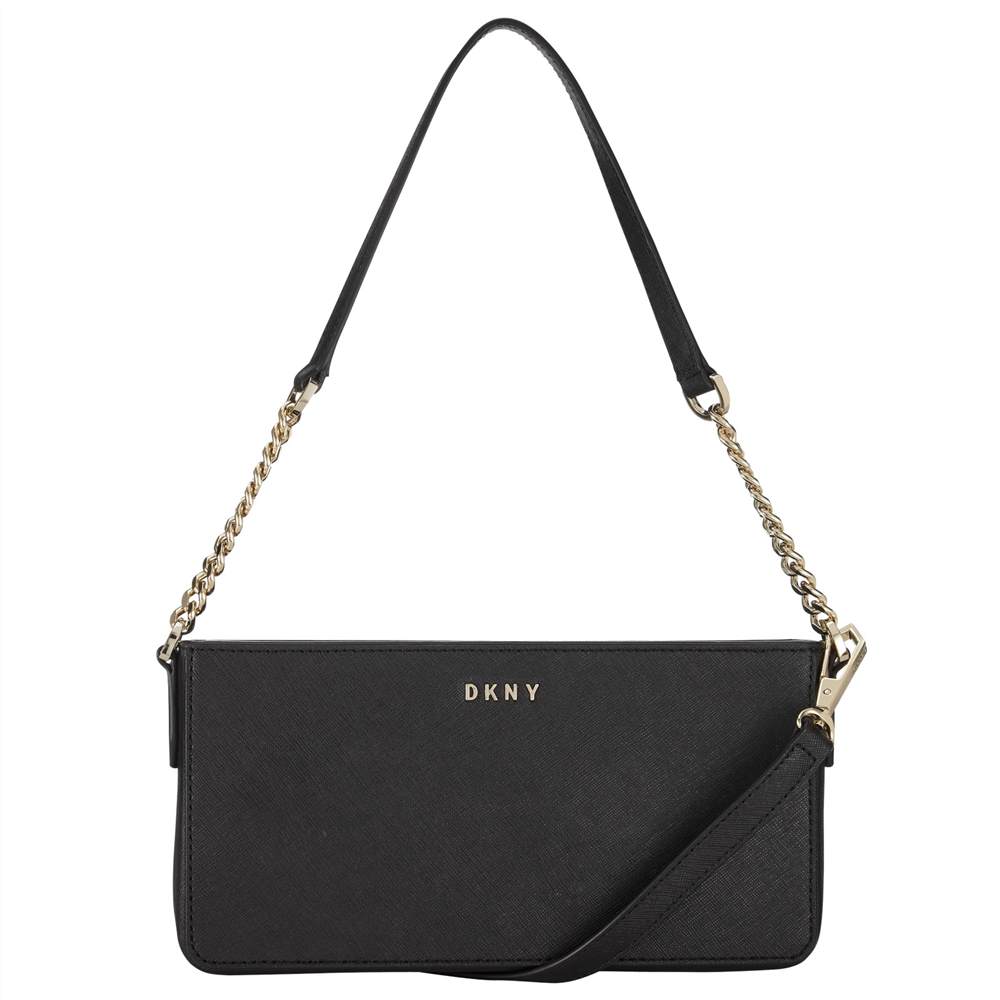 DKNY Bryant Park Chain Strap Cross Body Bag Black DKNY Handbags DKNY Bryant Park Chain Strap Cross Body Bag Black DKNY Handbags