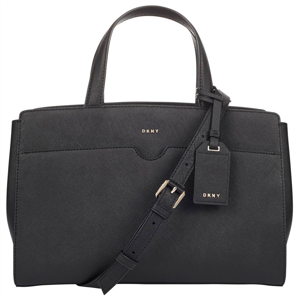 DKNY Bryant Park Saffiano Leather East / West Tote Bag Black DKNY Handbags