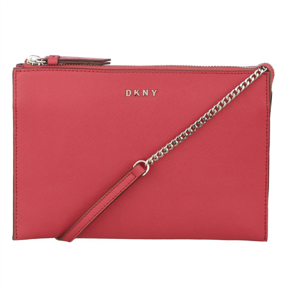 DKNY Bryant Park Saffiano Leather Flat Zip Cross Body Bag DKNY Handbags
