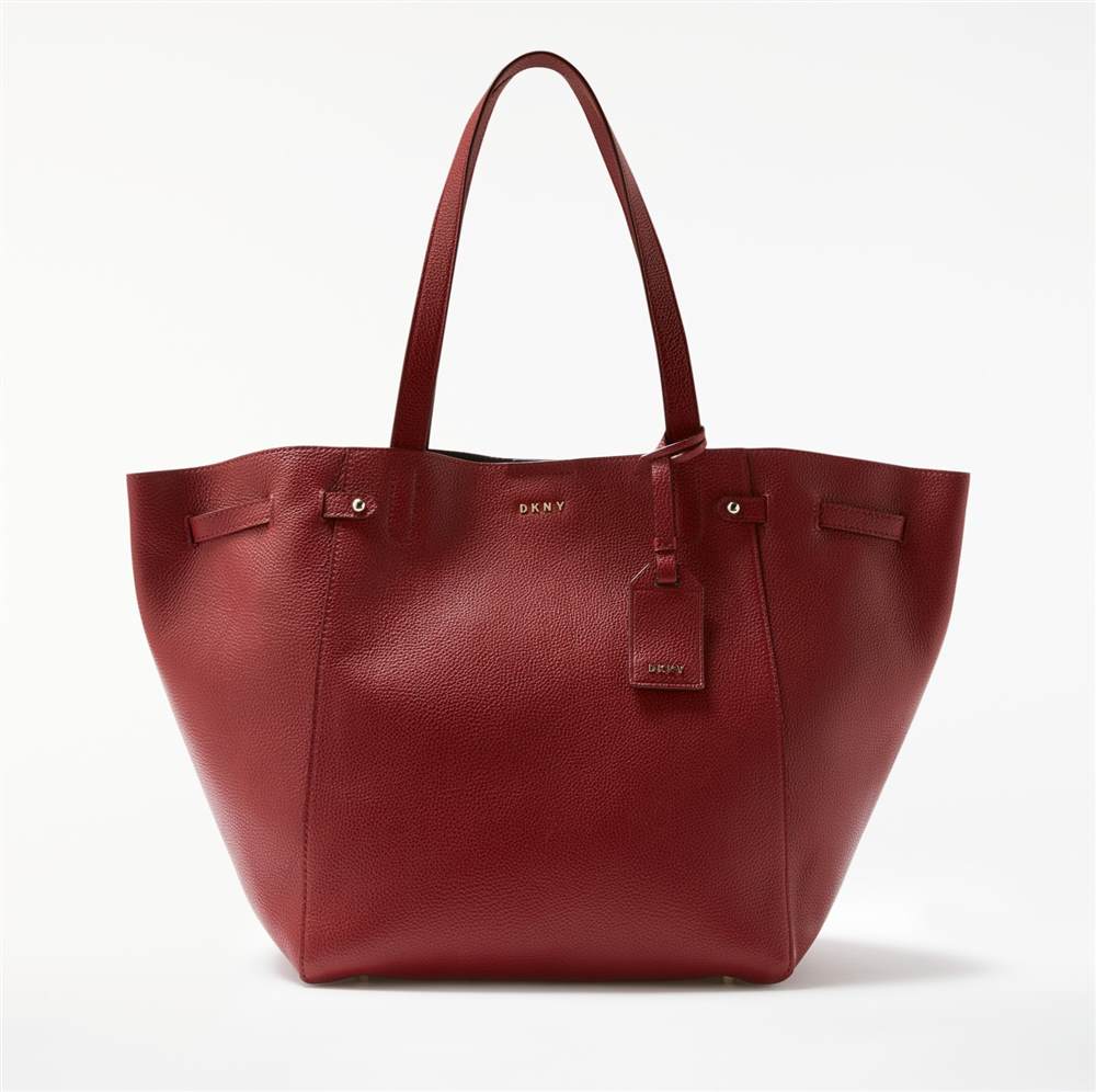 DKNY Chelsea Pebbled Leather Large Tote BagScarlet DKNY Handbags