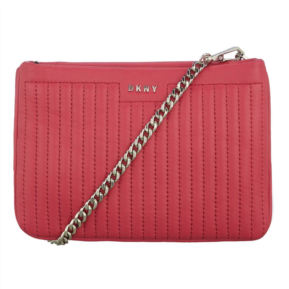 DKNY Gansvoort Leather Mini Cross Body Bag Cerise DKNY Handbags DKNY Gansvoort Leather Mini Cross Body Bag Cerise DKNY Handbags