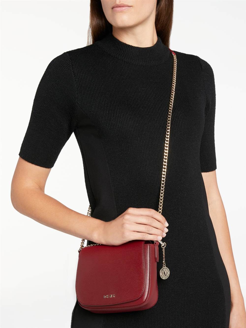 mulberry breton bag : john lewis shopDKNY Saddle Sutton Leather Small Flapover Cross Body Scarlet DKNY Handbags