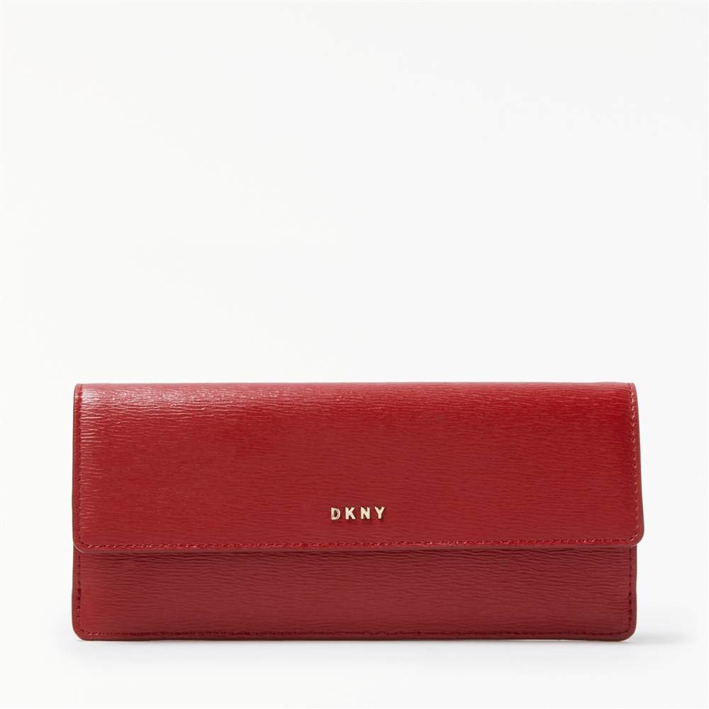 DKNY Sutton Textured Leather Slim Foldover PurseScarlet Red DKNY Purses DKNY Sutton Textured Leather Slim Foldover PurseScarlet Red DKNY Purses