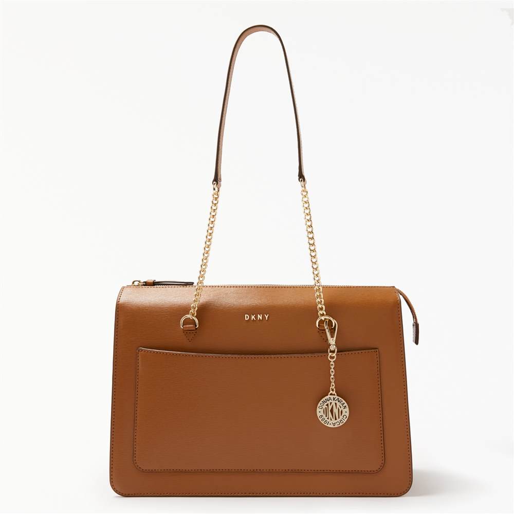 DKNY Sutton Textured Leather Tote BagCamel DKNY Handbags