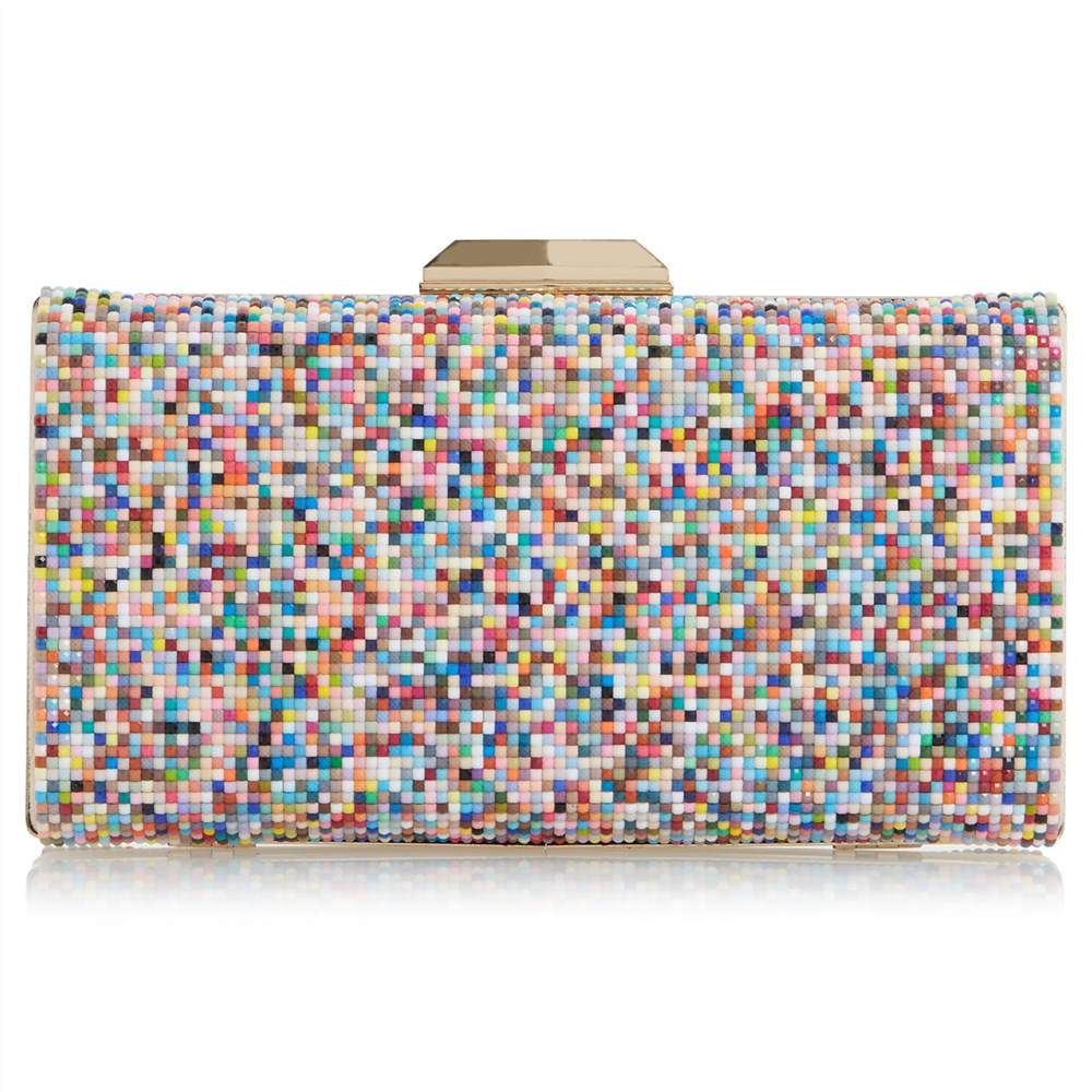 mulberry press stud pouch : 43r2bdfs3dDune Bonansa Beaded Clutch Bag Multi Dune Handbags
