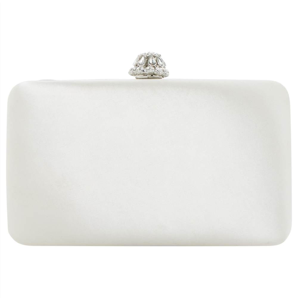Dune Bridal Collection Bridey Satin Match Clutch Bag Dune Handbags Dune Bridal Collection Bridey Satin Match Clutch Bag Dune Handbags