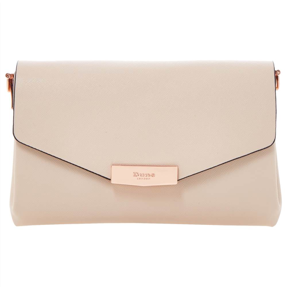 Dune Exie Clutch Bag Nude Dune Handbags Dune Exie Clutch Bag Nude Dune Handbags