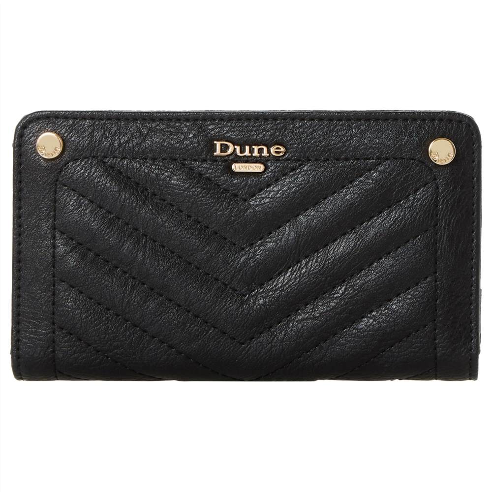 Dune Karah Quilted Zip Around Purse Black Dune Purses Dune Karah Quilted Zip Around Purse Black Dune Purses