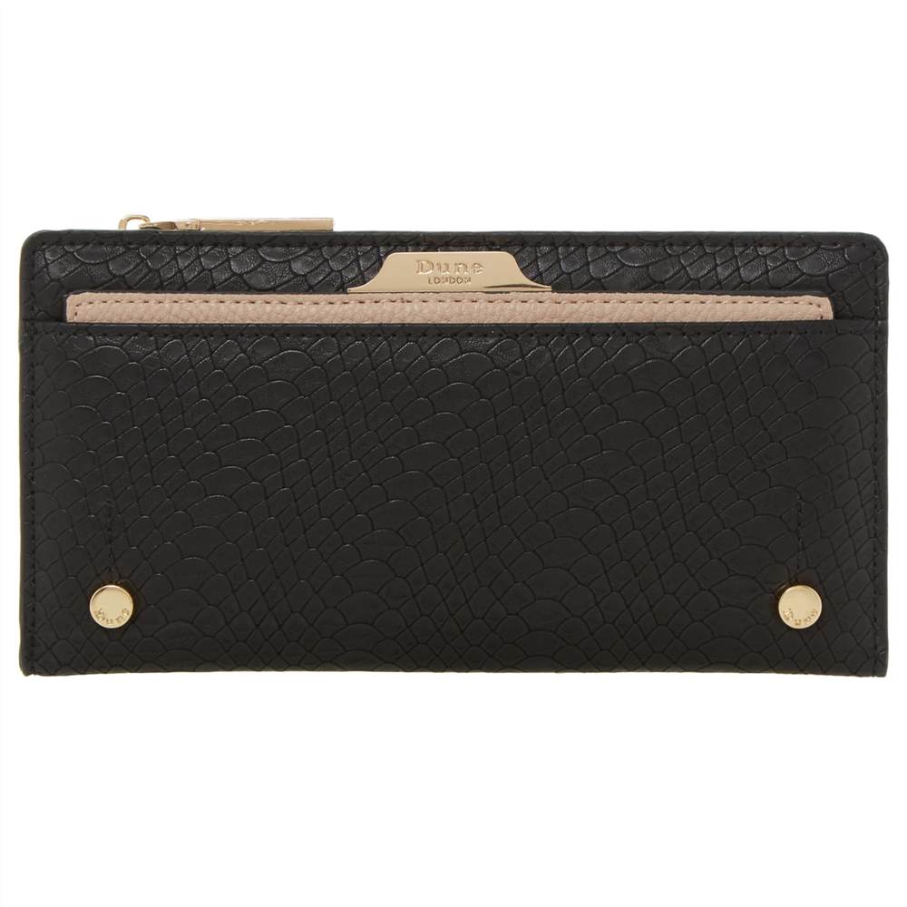 Dune Kerrie Metal Trim PurseBlack Dune Purses Dune Kerrie Metal Trim PurseBlack Dune Purses