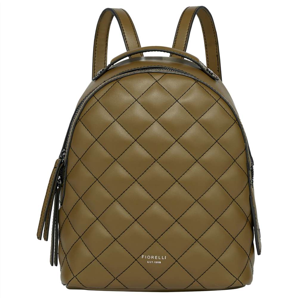 Fiorelli Anouk Small Quilted BackpackOlive Fiorelli Handbags