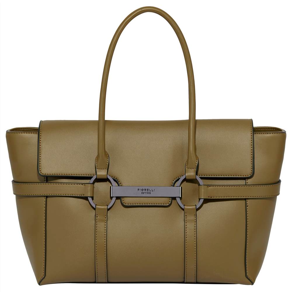 Fiorelli Barbican Large Flapover Tote BagOlive Fiorelli Handbags