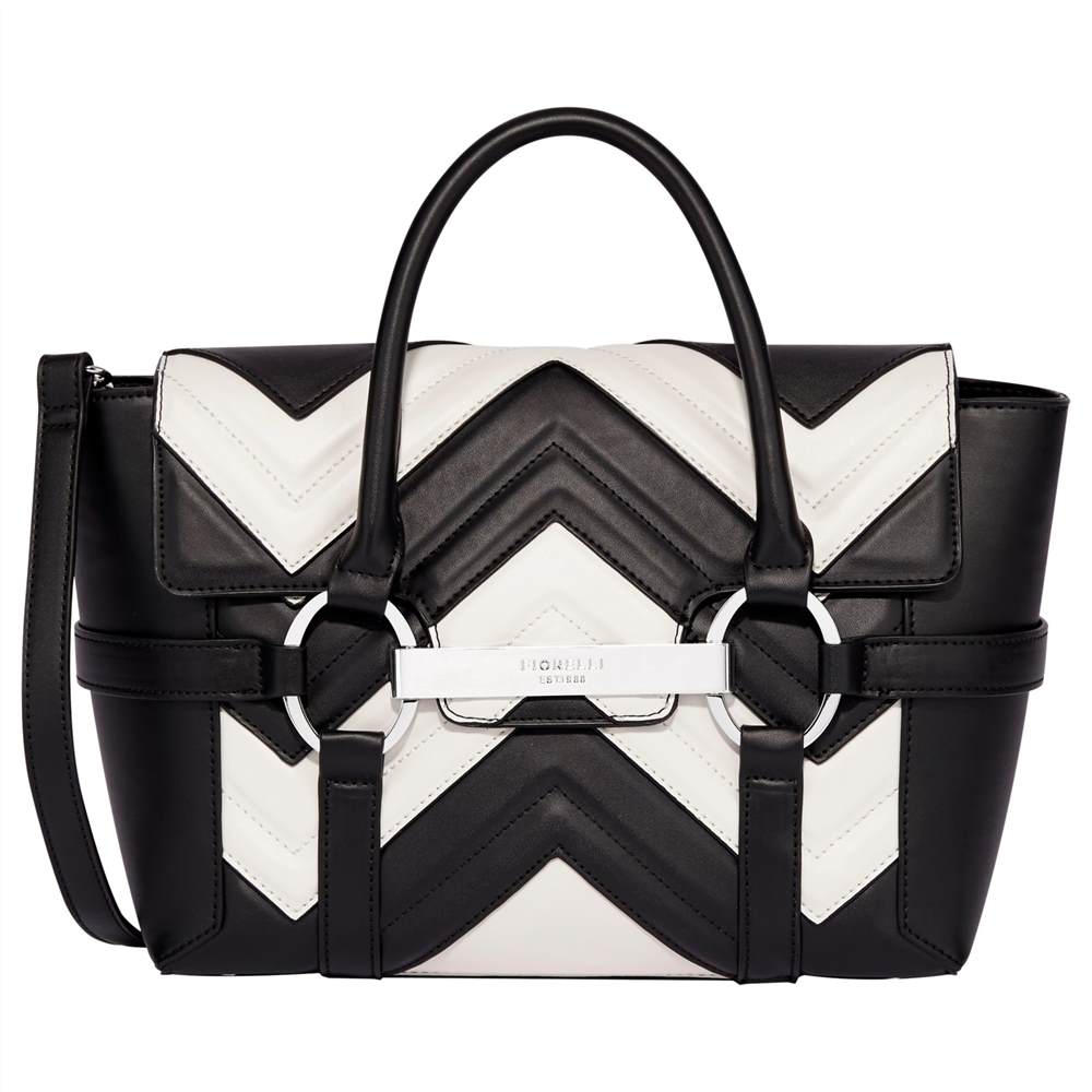 Fiorelli Barbican Small Flapover Patterned Tote Bag Mono Stitch Fiorelli Handbags Fiorelli Barbican Small Flapover Patterned Tote Bag Mono Stitch Fiorelli Handbags