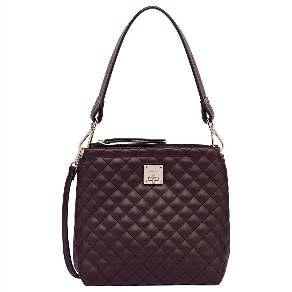 Fiorelli Beaumont Quilted Mini SatchelAubergine Quilt Fiorelli Handbags