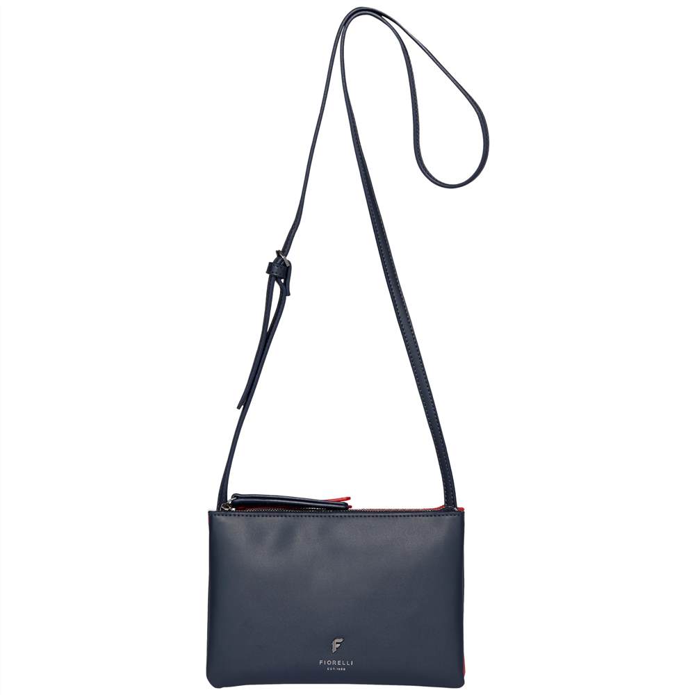 Fiorelli Bunton Double Compartment Cross Body BagNightshade Red Mix Fiorelli Handbags Fiorelli Bunton Double Compartment Cross Body BagNightshade Red Mix Fiorelli Handbags