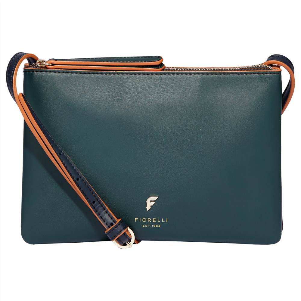 Fiorelli Bunton Double Compartment Cross Body BagRacing Green Fiorelli Handbags Fiorelli Bunton Double Compartment Cross Body BagRacing Green Fiorelli Handbags