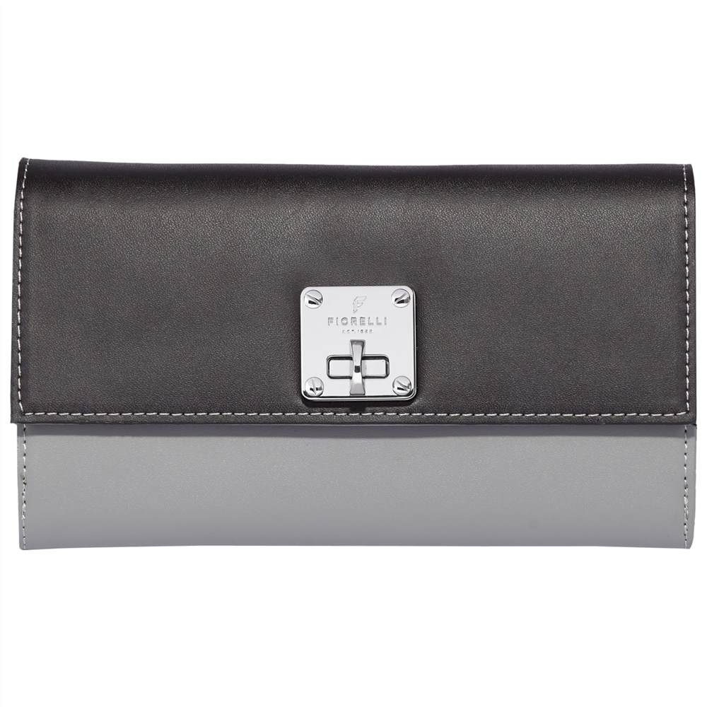 Fiorelli Chiltern Turnlock Dropdown PurseGrey Block Fiorelli Purses