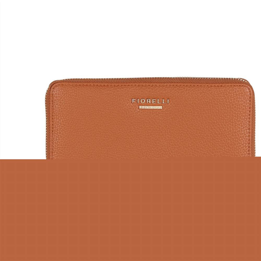 Fiorelli City Zip Around PurseTan Pebbled Fiorelli Purses