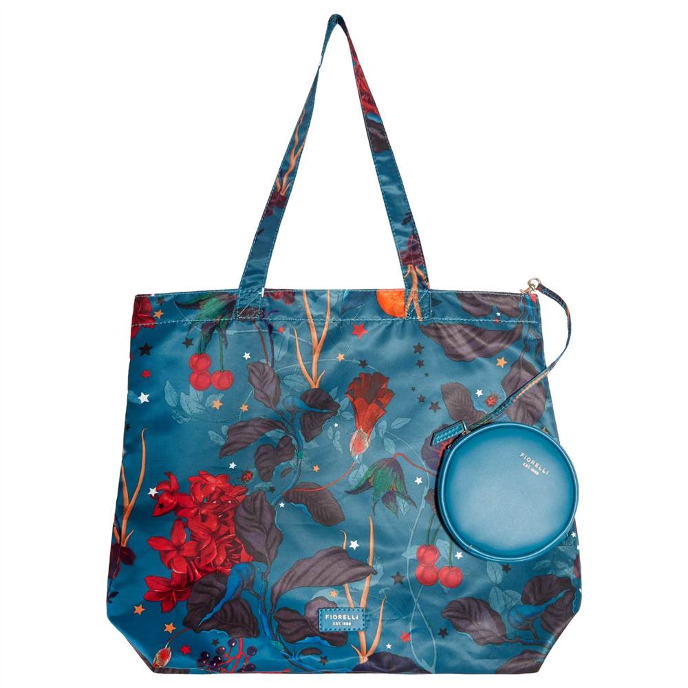 Fiorelli Emma Foldable Shopper BagBlue Print Fiorelli Handbags