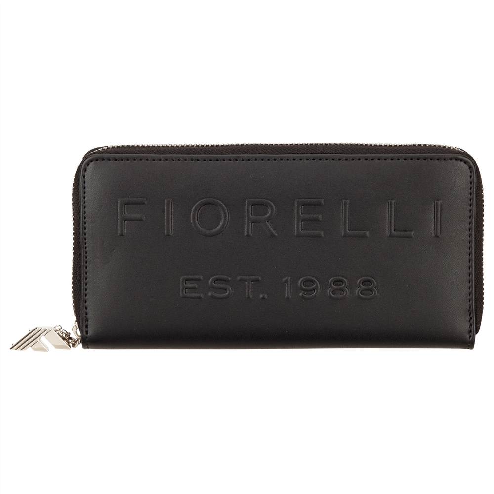 Fiorelli Logo Zip Around PurseBlack Fiorelli Purses