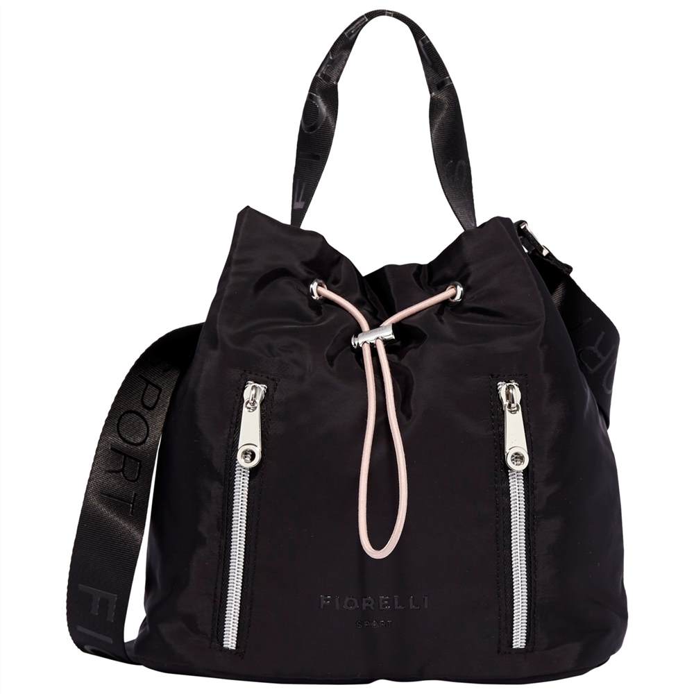 Fiorelli Sport Snapshot Drawstring Bucket BagBlack Fiorelli Handbags