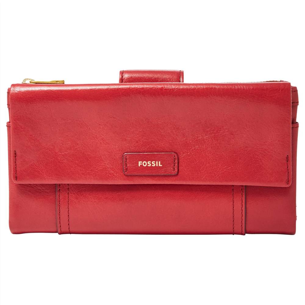 Fossil Ellis Leather Clutch PurseRed Velvet Fossil Purses Fossil Ellis Leather Clutch PurseRed Velvet Fossil Purses