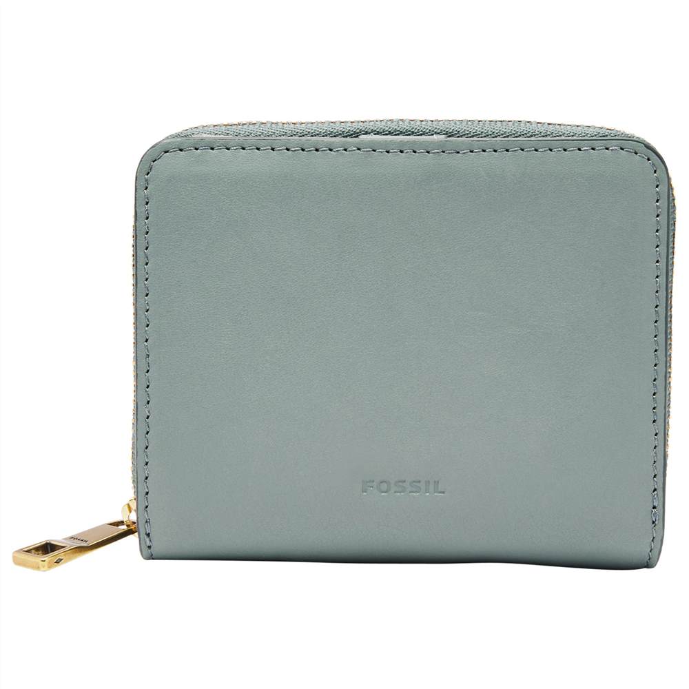 Fossil Emma Leather RFID Mini PurseSteel Blue Fossil Purses Fossil Emma Leather RFID Mini PurseSteel Blue Fossil Purses