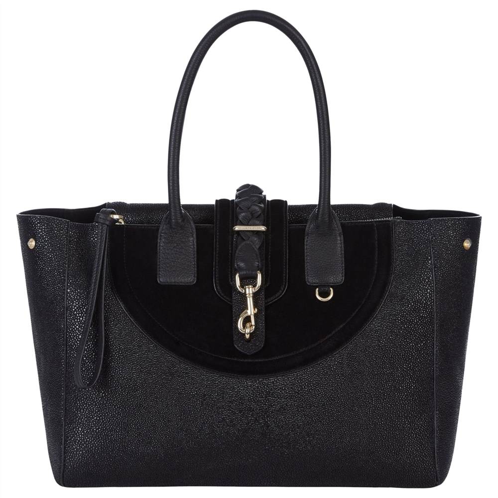 Hill and Friends Lucky Leather Tote BagLiquorice Black Hill and Friends Handbags Hill and Friends Lucky Leather Tote BagLiquorice Black Hill and Friends Handbags