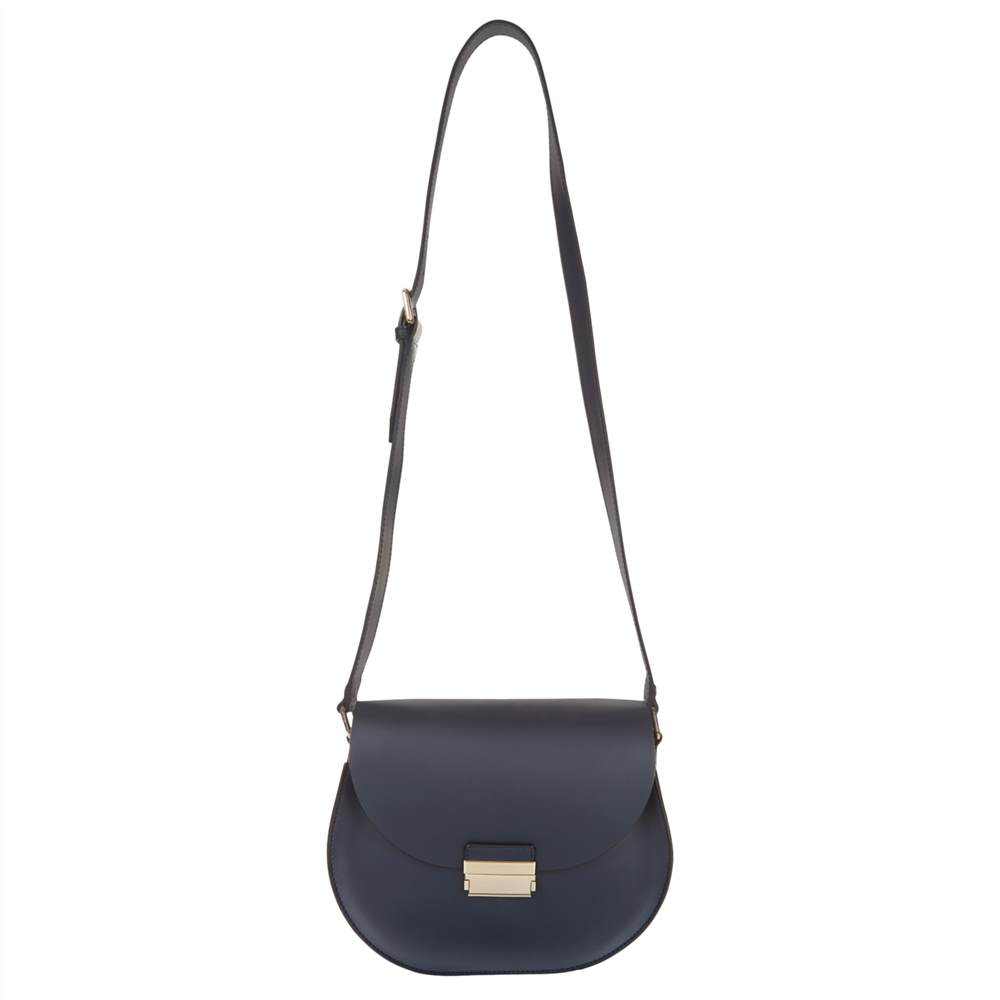 Hobbs Waverley Leather Cross Body Bag Navy Hobbs Handbags