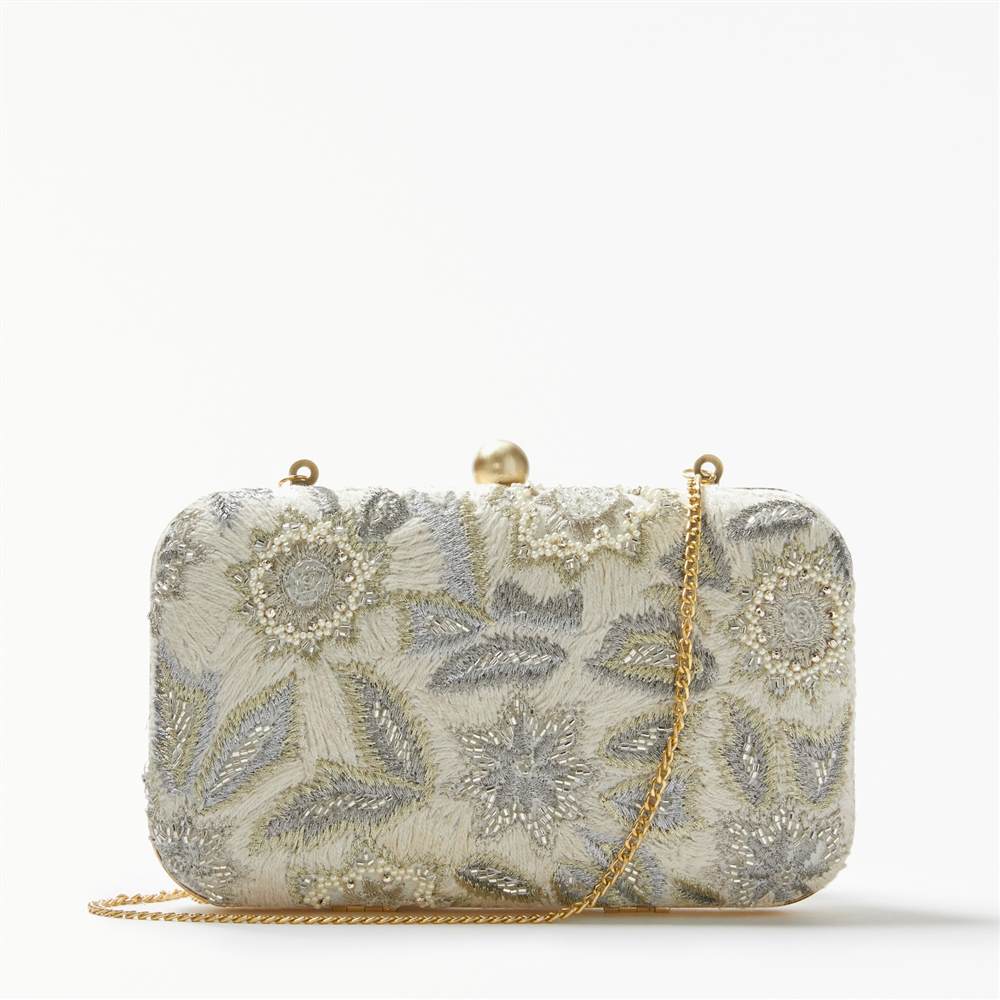 John Lewis Florence Boxed Clutch Bag Neutral John Lewis Handbags John Lewis Florence Boxed Clutch Bag Neutral John Lewis Handbags