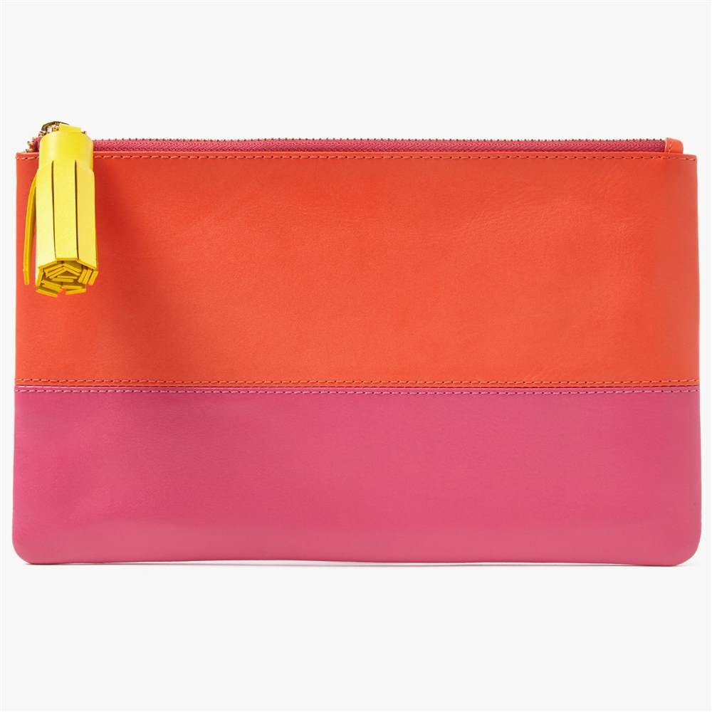 John Lewis Leather Tassel PouchOrange/Pink John Lewis Purses John Lewis Leather Tassel PouchOrange/Pink John Lewis Purses