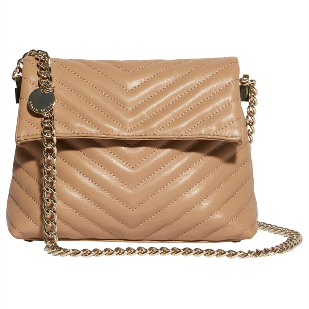 Karen Millen Regent Leather Quilted Shoulder Bag Nude Karen Millen Handbags Karen Millen Regent Leather Quilted Shoulder Bag Nude Karen Millen Handbags
