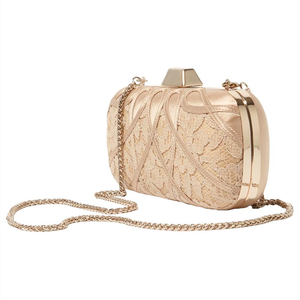 Karen Millen Satin And Lace Clutch BagChampagne Karen Millen Handbags Karen Millen Satin And Lace Clutch BagChampagne Karen Millen Handbags