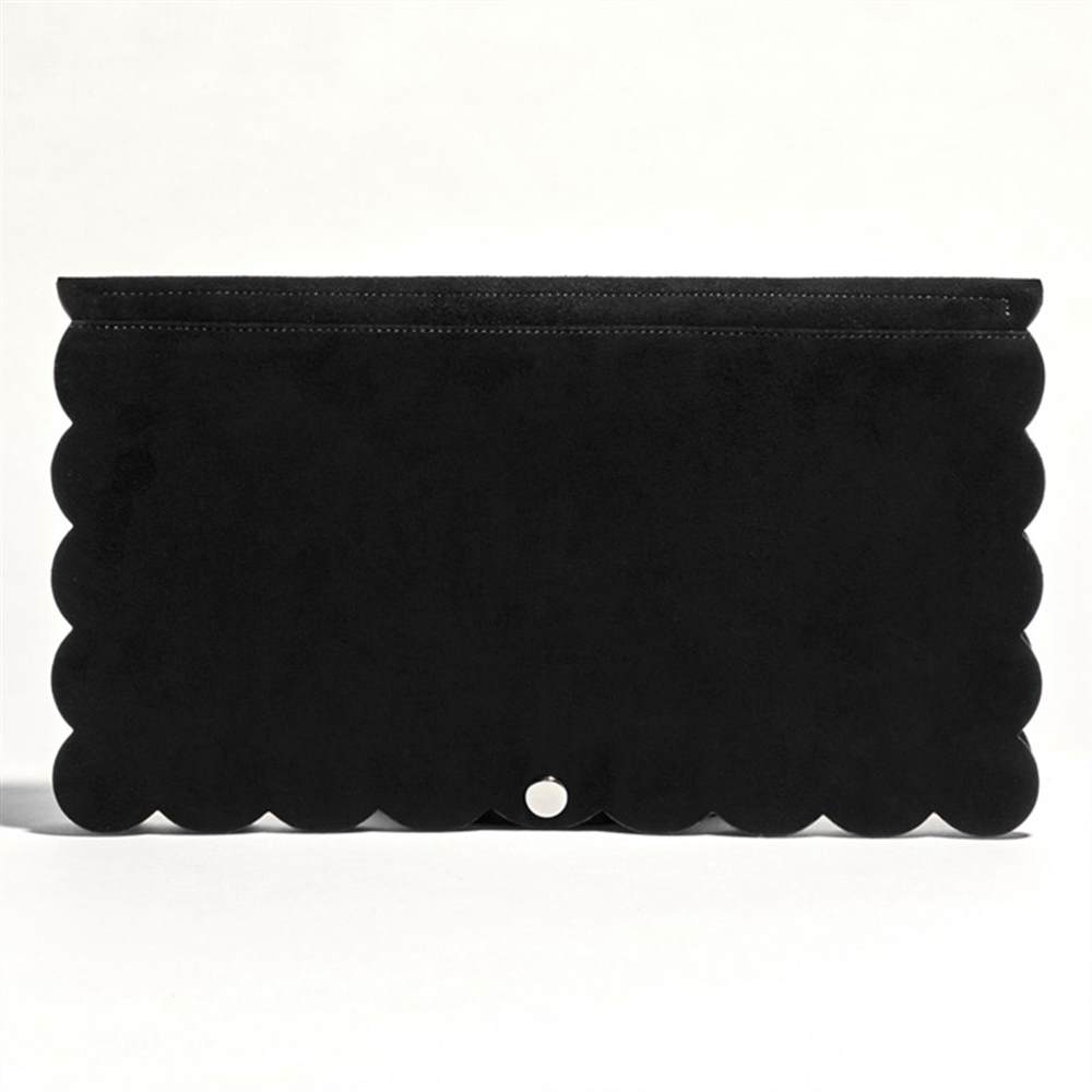 naughtipidginsnest mulberry : bodie slip on michael korsKaren Millen Suede Scalloped Clutch Bag Black Karen Millen Handbags