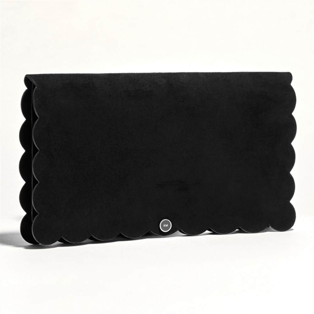 naughtipidginsnest mulberry : bodie slip on michael korsKaren Millen Suede Scalloped Clutch Bag Black Karen Millen Handbags