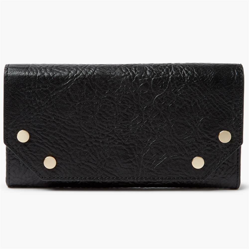 Kin by John Lewis Luna Leather Studded Foldover PurseBlack Kin by John Lewis Purses Kin by John Lewis Luna Leather Studded Foldover PurseBlack Kin by John Lewis Purses