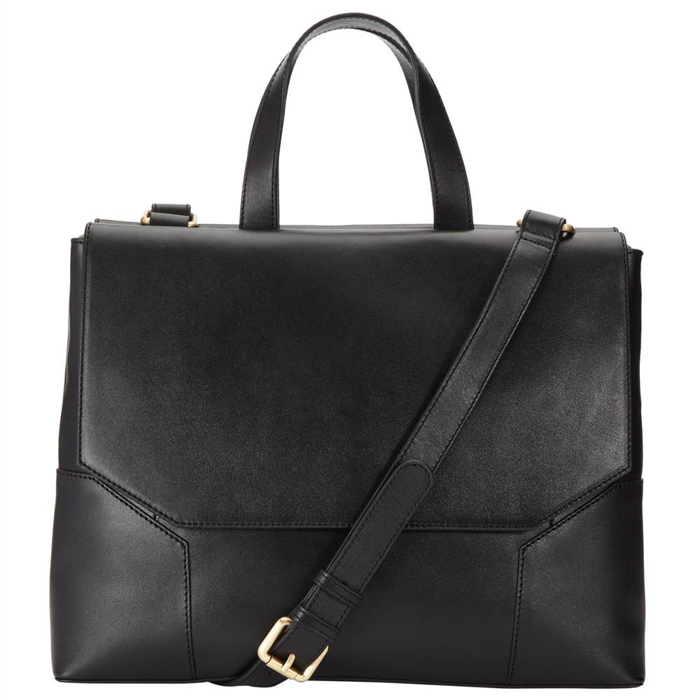 Kin by John Lewis Luna Workwear Leather Grab Bag Black Kin by John Lewis Handbags Kin by John Lewis Luna Workwear Leather Grab Bag Black Kin by John Lewis Handbags