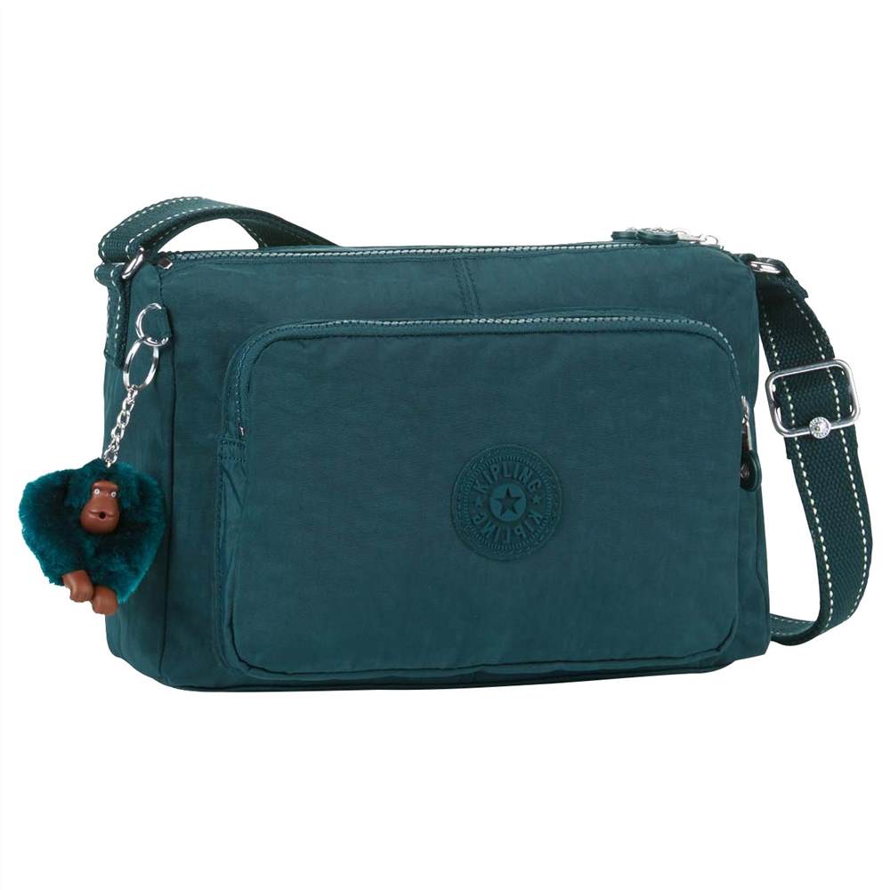 Kipling Reth Shoulder Bag Deep Emerald Kipling Handbags Kipling Reth Shoulder Bag Deep Emerald Kipling Handbags
