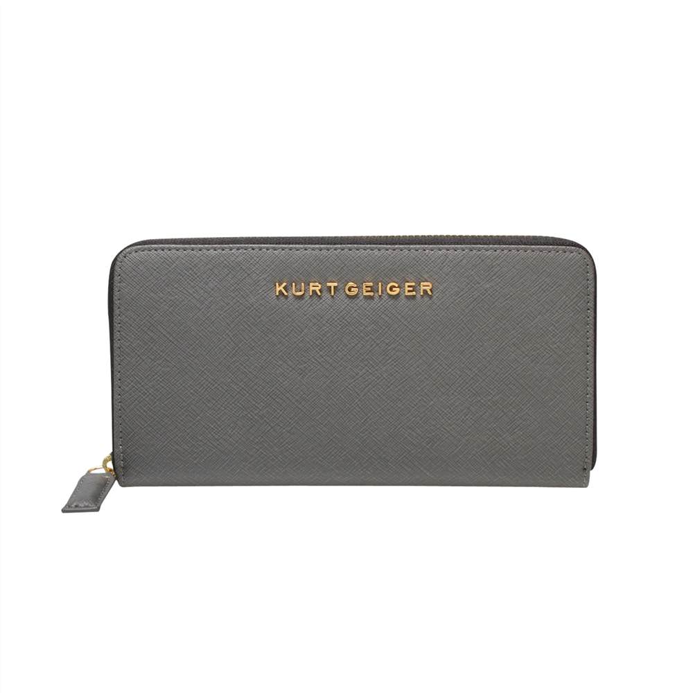 Kurt Geiger Leather Zip Around PurseGrey Kurt Geiger Purses Kurt Geiger Leather Zip Around PurseGrey Kurt Geiger Purses