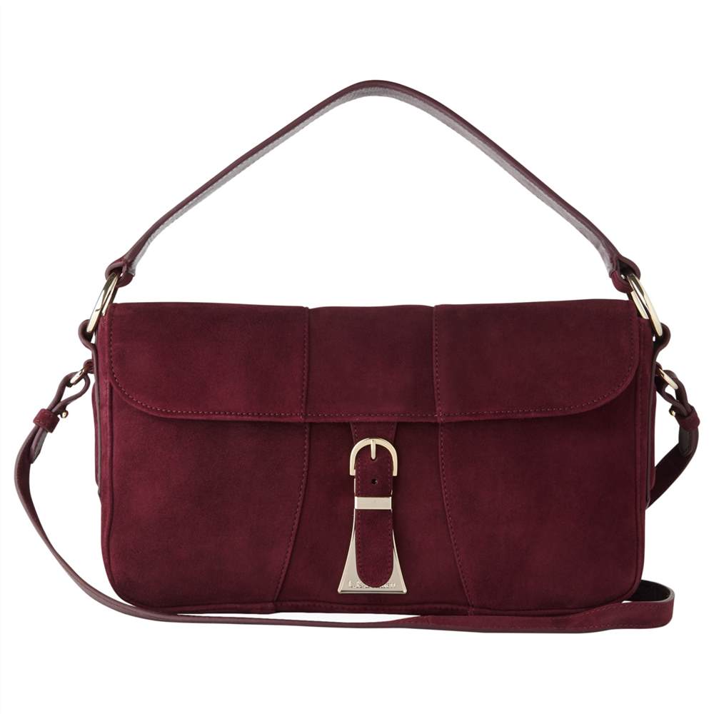 L.K. Bennett Scarlett Leather Shoulder BagOxblood L.K.Bennett Handbags L.K. Bennett Scarlett Leather Shoulder BagOxblood L.K.Bennett Handbags