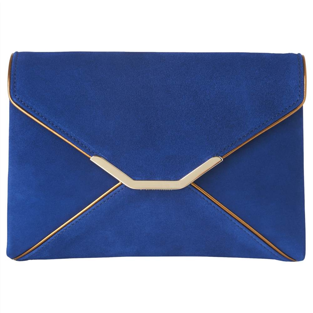 L.K.Bennett Alena Clutch Bag Inky Blue L.K.Bennett Handbags L.K.Bennett Alena Clutch Bag Inky Blue L.K.Bennett Handbags