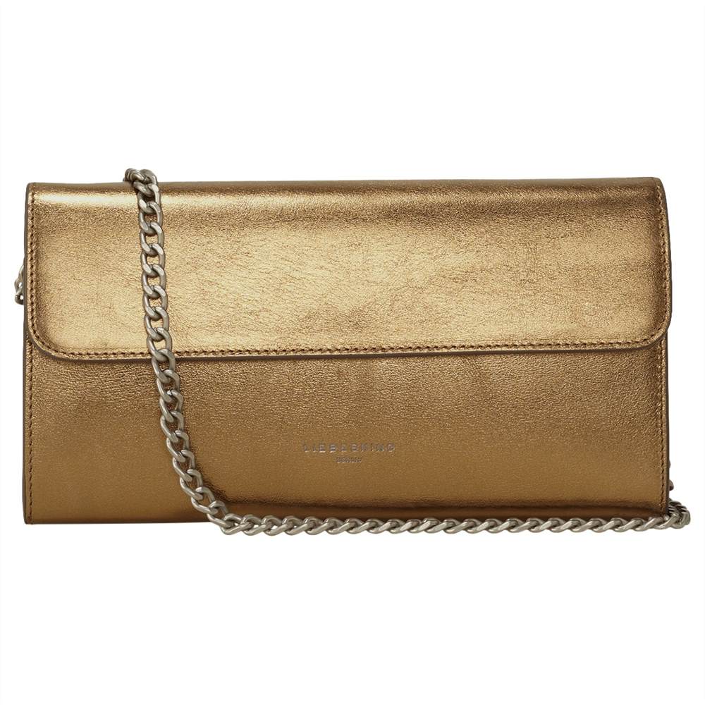 Liebeskind Maria W7 Metallic Mil Clutch Purse Sioux Beige Liebeskind Purses Liebeskind Maria W7 Metallic Mil Clutch Purse Sioux Beige Liebeskind Purses