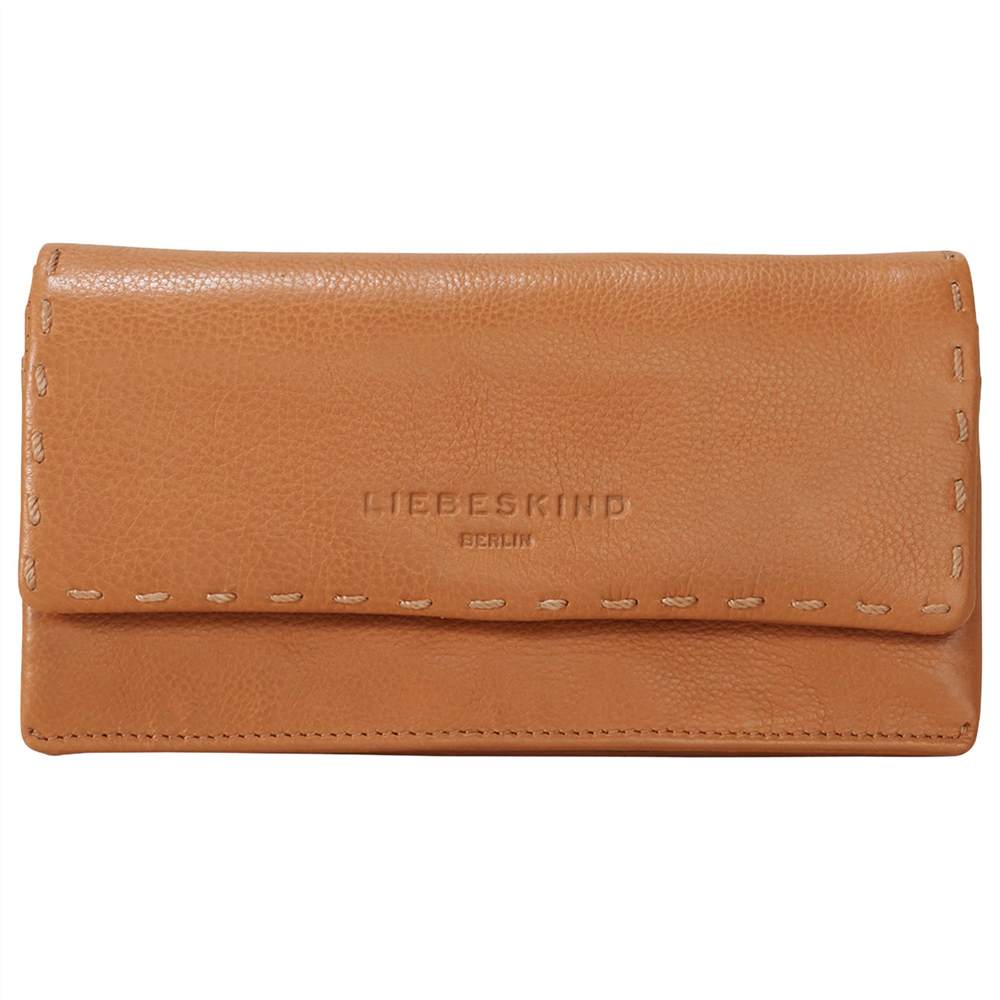 Liebeskind Slam H7 Heavy Stitch Medium Leather Wallet Cognac Liebeskind Purses Liebeskind Slam H7 Heavy Stitch Medium Leather Wallet Cognac Liebeskind Purses