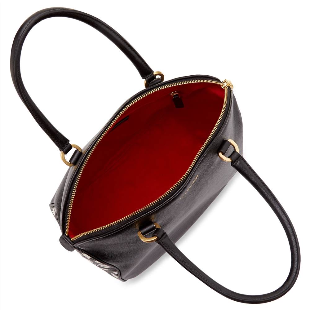 mulberry alexa grey : lk bennett nlLulu Guiness Bella Leather Scattered Lips Medium Shoulder Bag Black/Chalk Lulu Guinness Handbags