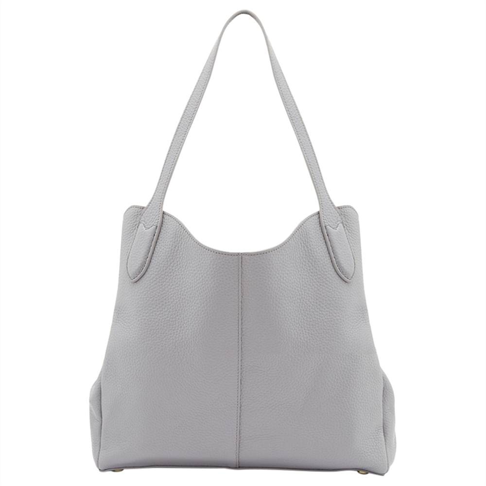 Lulu Guinness Jackie Grainy Leather Medium Shoulder Bag Grey Lulu Guinness Handbags Lulu Guinness Jackie Grainy Leather Medium Shoulder Bag Grey Lulu Guinness Handbags