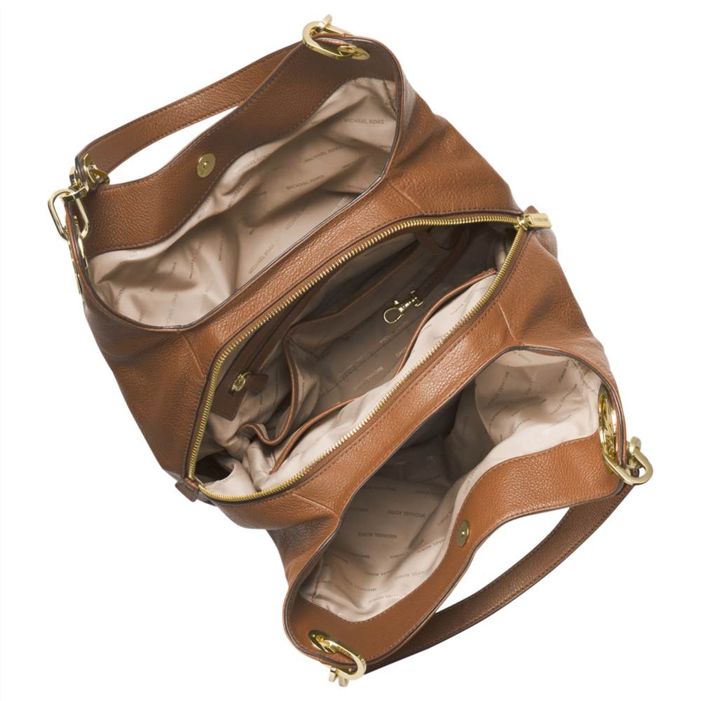 ted baker gold handbag : michael michael kors jet set large saffiano leather crossbodyMICHAEL Michael Kors Fulton Leather Large Shoulder Bag Acorn MICHAEL Michael Kors Handbags